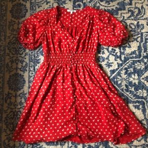 Red madewell dress